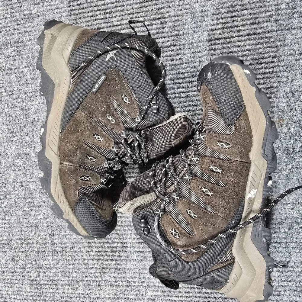 Eddie Bauer Maple Ridge Boots Mens Size 8 Brown Waterproof Hiking‎ Combat Trail